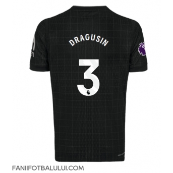 Tottenham Hotspur Radu Dragusin #3 Tricou Fotbal Replică 2025-26 Barbati Deplasare